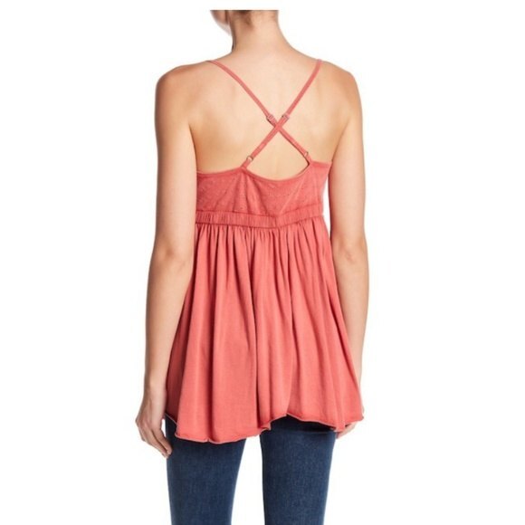 Melrose and Market Pink Cedar Knit Top Sleeveless 2XS XXS - Picture 3 of 4